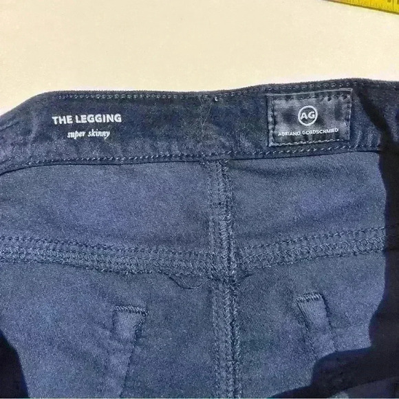 AG Adriano Goldschmied Pants Velour The Legging Womens 26” Waist - Picture 5 of 13